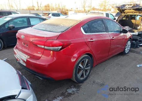 2017 Kia Forte Ex из США, поврежденный, VIN 3KPFL4A81HE004882